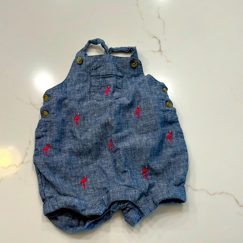 Janie and Jack Flamingo Romper